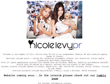 Tablet Screenshot of nicolelevypr.com